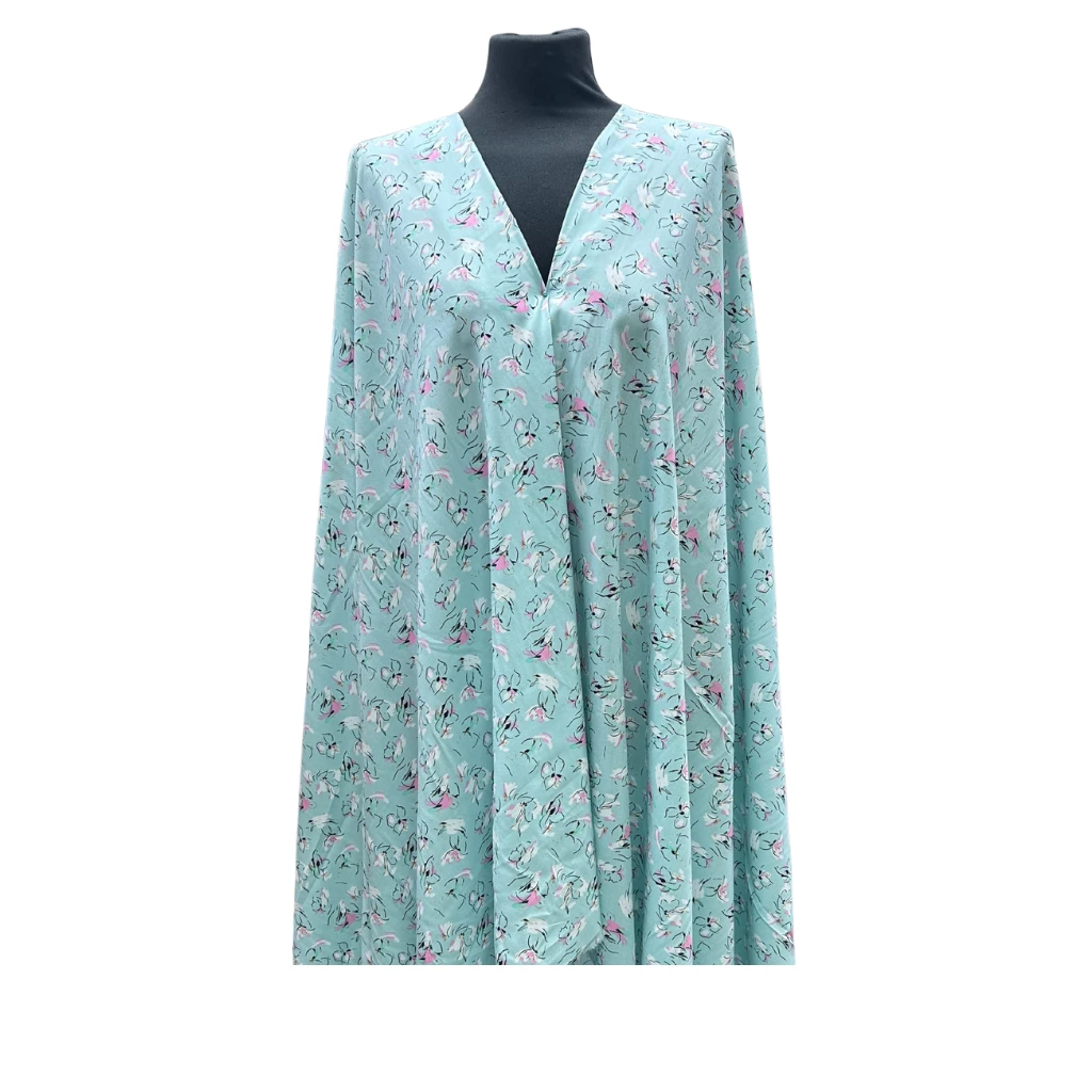 Artistic Floral Viscose Fabric - Premium Lightweight Rayon Material 11 Artistic Floral Viscose Fabric - Premium Lightweight Rayon Material - Image 11