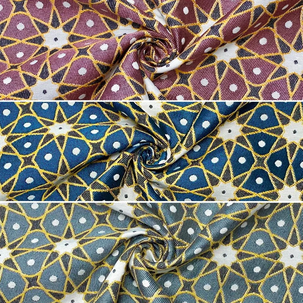 Abstract Dotted Tiles Tapestry Fabric 1 Abstract Dotted Tiles Tapestry Fabric