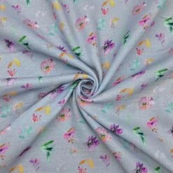 Spring Floral Garden Double Gauze Fabric -Pound Fabrics Sale Store E8CF629E 2FD1 46CE AA18 FAABE3F3FBB8
