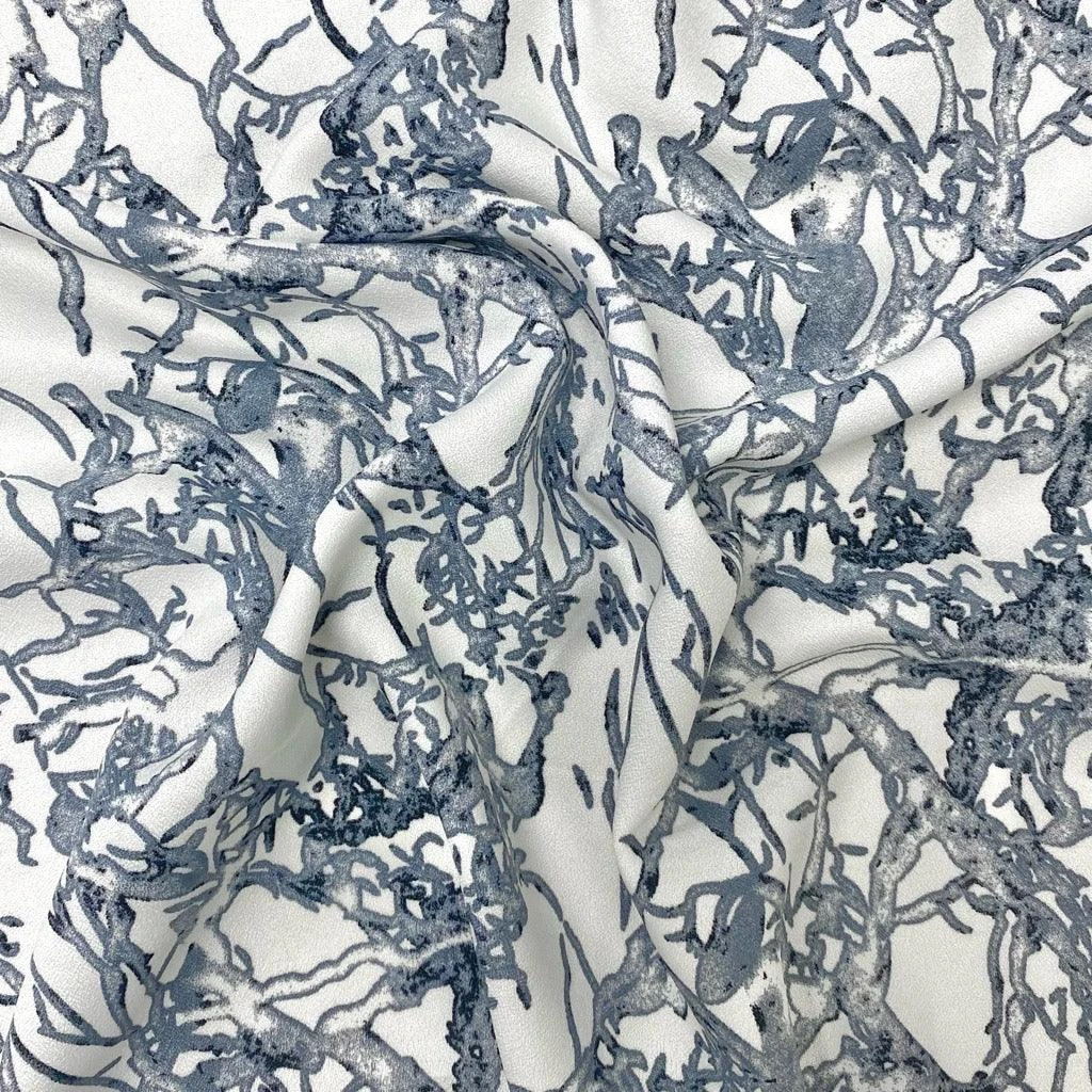 Abstract Print Polyester Fabric for Dressmaking & Blouses 5 Abstract Print Polyester Fabric for Dressmaking & Blouses - Image 5