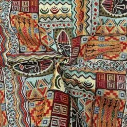 Kenyan Design Tapestry Fabric for Upholstery and Curtains