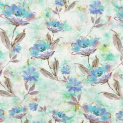 Soft Blossoms Linen Look Viscose Fabric -Pound Fabrics Sale Store EAEC5037 3A51 4C92 AB3D 7A288C991292