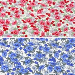 Drawn Meadows Floral Cotton Linen Fabric - Premium Summer Apparel Material