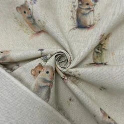 Field Mouse Print Linen Look Polycotton Fabric for Curtains and Crafts 5 Field Mouse Print Linen Look Polycotton Fabric for Curtains and Crafts -Pound Fabrics Sale Store EECEE75A CA25 4F98 AF02 10B8B6C29959