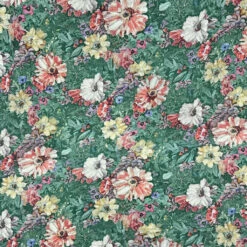 Vintage Floral Linen Viscose Fabric - Premium Dressmaking Material -Pound Fabrics Sale Store F149A6F9 B986 4545 AD26 3C46D6891876