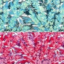 Shadowed Jungle Rose & Hubble Cotton Poplin Fabric