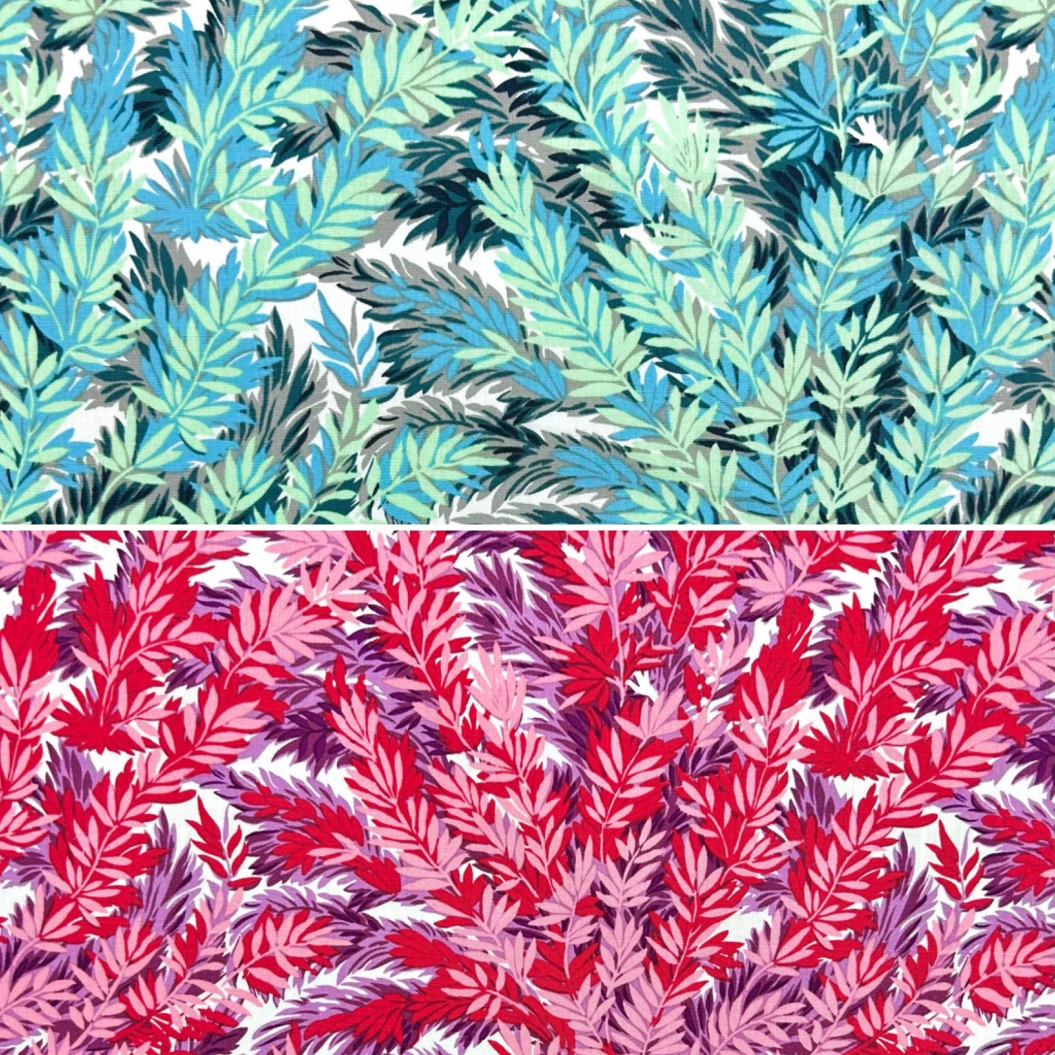 Shadowed Jungle Rose & Hubble Cotton Poplin Fabric 1 Shadowed Jungle Rose & Hubble Cotton Poplin Fabric