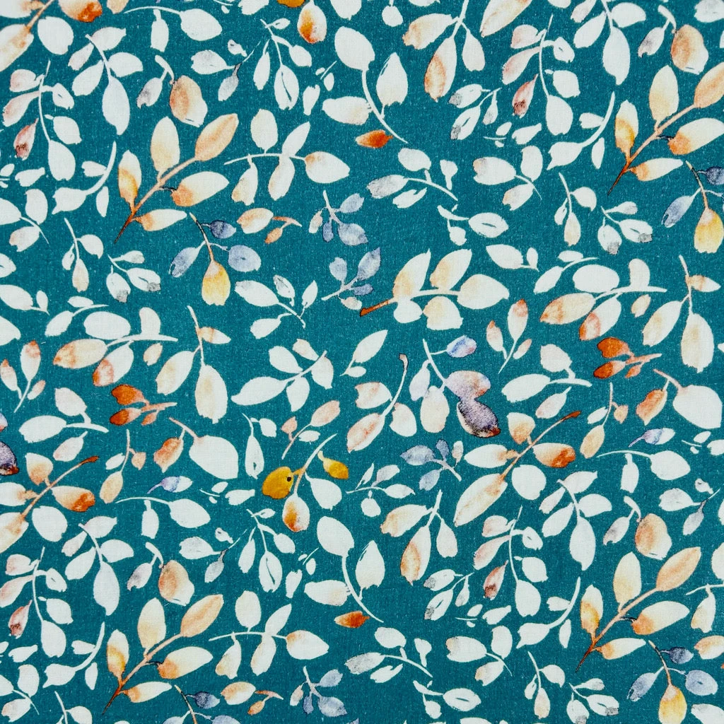 Leafy Oasis 100% Cotton Double Gauze Fabric 5 Leafy Oasis 100% Cotton Double Gauze Fabric - Image 5