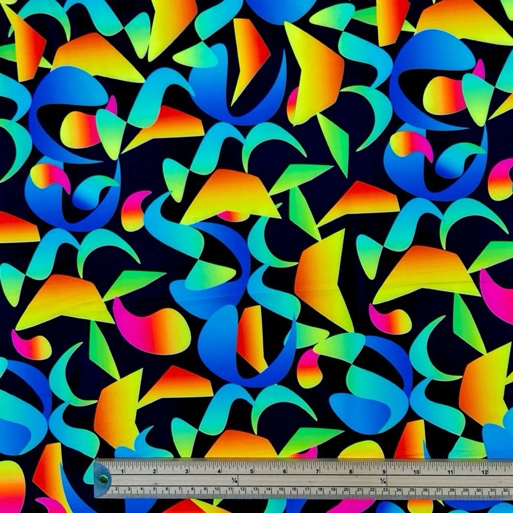 Cosmic Canvas Activewear Sports Jersey Fabric - Oeko-Tex Certified 4-Way Stretch 2 Cosmic Canvas Activewear Sports Jersey Fabric - Oeko-Tex Certified 4-Way Stretch - Image 2