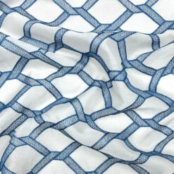 Extra Wide Checkered Embroidery Voile Fabric - Premium Sheer Curtain Netting -Pound Fabrics Sale Store F6874DC2 5F53 47B8 AC95 70E547996D6B