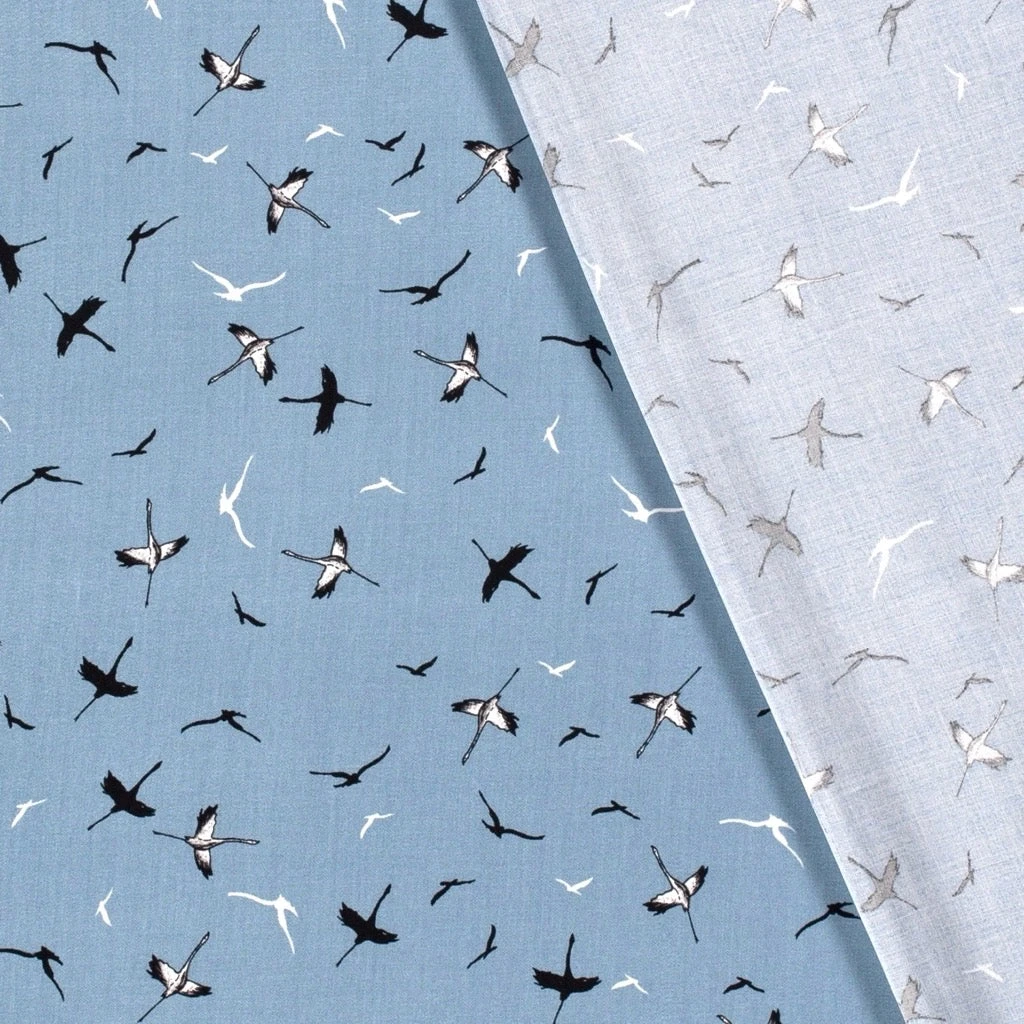 Bamboo Poplin Fabric Birds Dreams Print - Premium Oeko-Tex Material 5 Bamboo Poplin Fabric Birds Dreams Print - Premium Oeko-Tex Material - Image 5