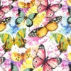 Butterfly Print Viscose Jersey Fabric - Premium 4-Way Stretch Rayon -Pound Fabrics Sale Store F9E78870 DCEE 4365 AD76 579B531D230D