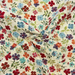 Floral Tapestry Fabric - Flower Bunches Design for Upholstery and Curtains -Pound Fabrics Sale Store FAE04E92 624E 4E18 927A 6DB1D4F8876F