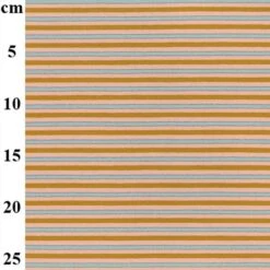 Striped Lurex Cotton Jersey Fabric
