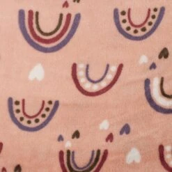 Rainbow and Hearts Double Face Cuddle Fleece Fabric - Ultra Soft 290gsm 13 Rainbow and Hearts Double Face Cuddle Fleece Fabric - Ultra Soft 290gsm -Pound Fabrics Sale Store K30010 012
