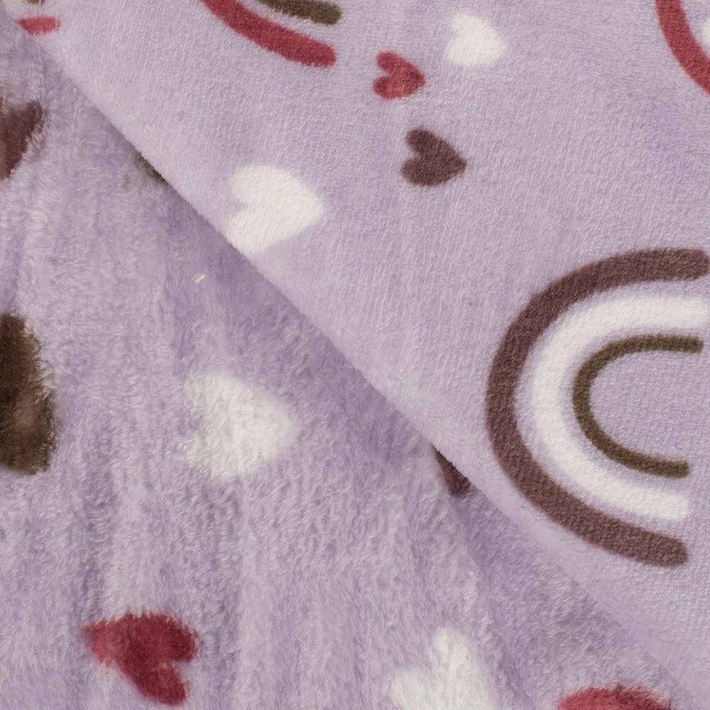 Rainbow and Hearts Double Face Cuddle Fleece Fabric - Ultra Soft 290gsm 7 Rainbow and Hearts Double Face Cuddle Fleece Fabric - Ultra Soft 290gsm - Image 7