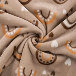 Rainbow and Hearts Double Face Cuddle Fleece Fabric - Ultra Soft 290gsm 21 Rainbow and Hearts Double Face Cuddle Fleece Fabric - Ultra Soft 290gsm -Pound Fabrics Sale Store K30010 052 03