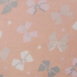 Bow And Dots Double Face Cuddle Fleece Fabric 16 Bow And Dots Double Face Cuddle Fleece Fabric -Pound Fabrics Sale Store K30011 012