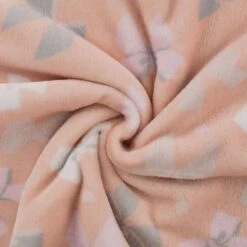 Bow And Dots Double Face Cuddle Fleece Fabric 18 Bow And Dots Double Face Cuddle Fleece Fabric -Pound Fabrics Sale Store K30011 012 03