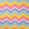 Rainbow Waves Ultra Soft Cuddle Fleece Fabric for Blankets and Apparel -Pound Fabrics Sale Store K33503 001 1