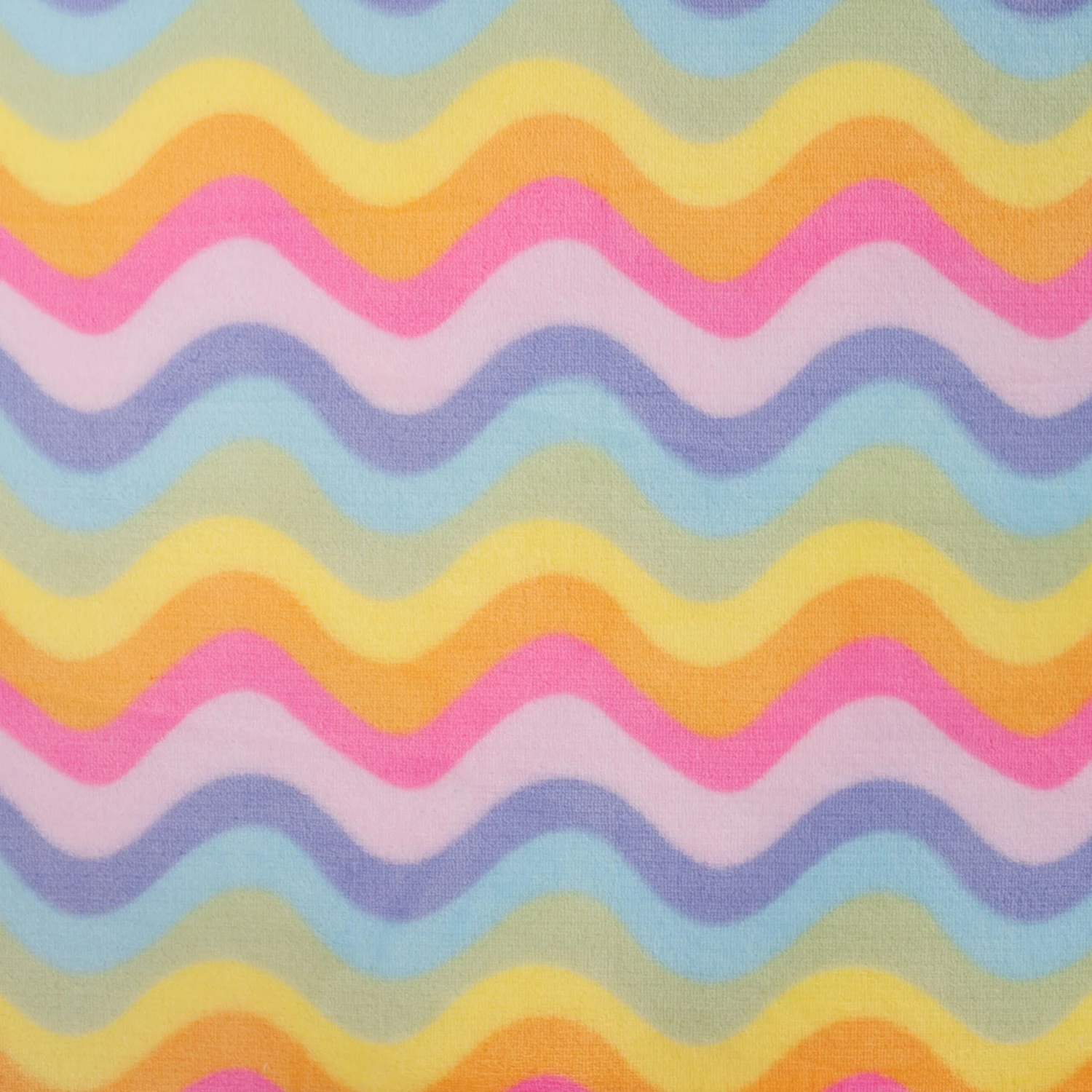 Rainbow Waves Ultra Soft Cuddle Fleece Fabric for Blankets and Apparel 1 Rainbow Waves Ultra Soft Cuddle Fleece Fabric for Blankets and Apparel
