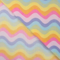 Rainbow Waves Ultra Soft Cuddle Fleece Fabric for Blankets and Apparel 7 Rainbow Waves Ultra Soft Cuddle Fleece Fabric for Blankets and Apparel -Pound Fabrics Sale Store K33503 001 2