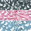 White Easter Bunny Anti-Pill Polar Fleece - Premium 275gsm Soft Sewing Fabric -Pound Fabrics Sale Store Omnisend Product Images 1 2
