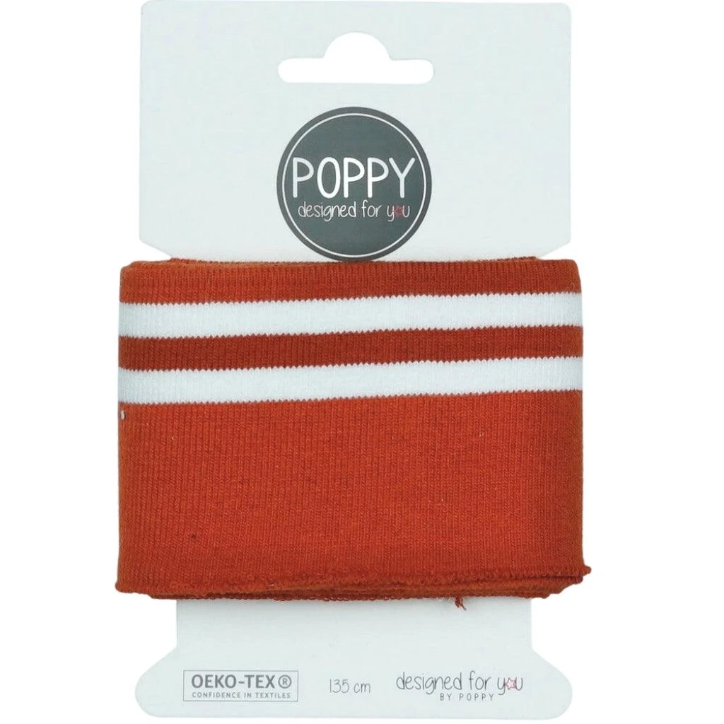 Premium Double Striped Ribbed Cuffs - 135cm Pre-Cut Cotton Ribbing 6 Premium Double Striped Ribbed Cuffs - 135cm Pre-Cut Cotton Ribbing - Image 6