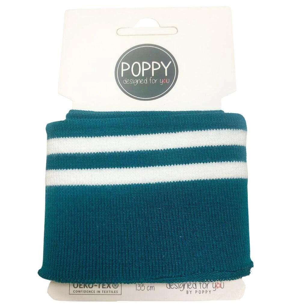 Premium Double Striped Ribbed Cuffs - 135cm Pre-Cut Cotton Ribbing 9 Premium Double Striped Ribbed Cuffs - 135cm Pre-Cut Cotton Ribbing - Image 9