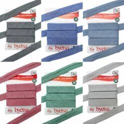 Premium 18mm Denim Bias Binding Tape - 5 Metre Pack