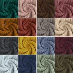 Chunky Cotton Cable Knit Fabric - Heavyweight Oeko-Tex Material