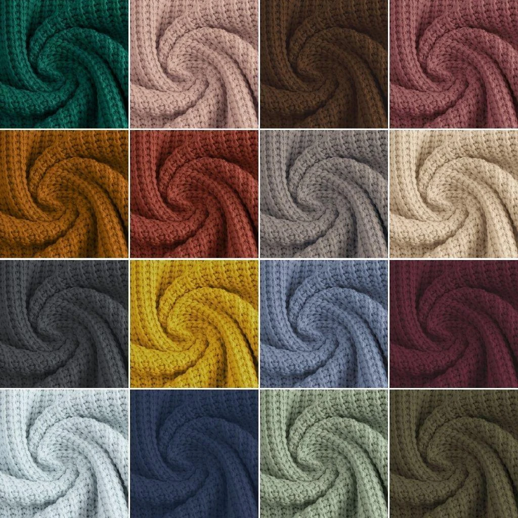Chunky Cotton Cable Knit Fabric - Heavyweight Oeko-Tex Material 1 Chunky Cotton Cable Knit Fabric - Heavyweight Oeko-Tex Material
