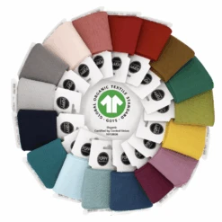 Premium Organic Ribbed Cuffing Fabric - 135cm Pre-Cut Length