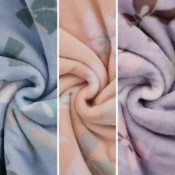 Bow And Dots Double Face Cuddle Fleece Fabric