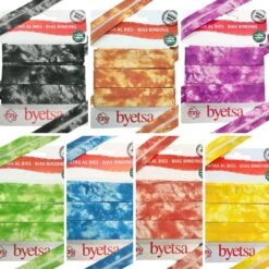 Tie Dye Organic Cotton Bias Binding Tape - 18mm x 5m