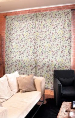 Floral Butterfly Ivory Panama Fabric - 100% Cotton Canvas 8 Floral Butterfly Ivory Panama Fabric - 100% Cotton Canvas -Pound Fabrics Sale Store busyfloral