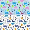 Rose & Hubble Dino Land Cotton Poplin Fabric - 100% Cotton -Pound Fabrics Sale Store image 048d8b9e ff6d 472c 8571 d5a5a386b349
