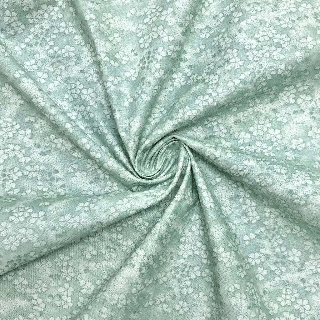 John Louden Mini Oriental Flowers Craft Cotton Blender Fabric 4 John Louden Mini Oriental Flowers Craft Cotton Blender Fabric - Image 4