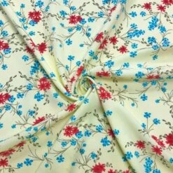 Floral Crepe Fabric for Elegant Dressmaking - Two-Tone Lightweight Polyester -Pound Fabrics Sale Store image 0521f52d 1c15 40ff af5b 6bc52e1123d3
