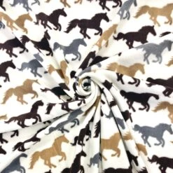Premium Running Horses Anti-Pill Polar Fleece Fabric - 60" Wide -Pound Fabrics Sale Store image 1029d884 dee3 4193 8fb0 f5eae5f888be
