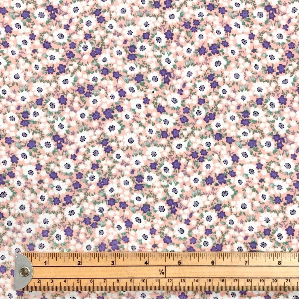 Floral Garden Polyester Crepe Fabric for Dressmaking and Apparel 2 Floral Garden Polyester Crepe Fabric for Dressmaking and Apparel - Image 2