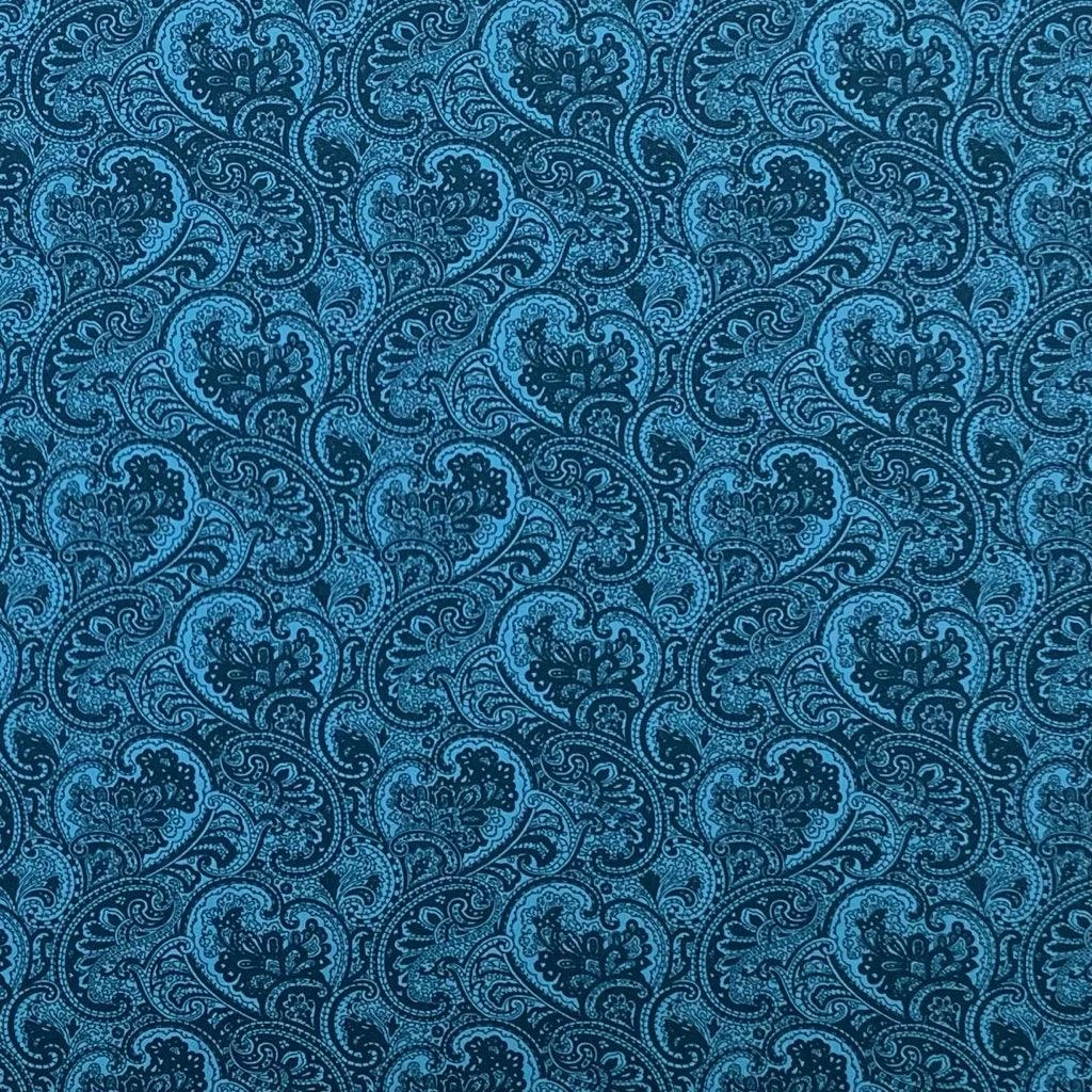 Rose & Hubble Paisley Cotton Poplin Fabric - Premium 100% Cotton 3 Rose & Hubble Paisley Cotton Poplin Fabric - Premium 100% Cotton - Image 3