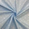 Rose & Hubble White Stars Sky Blue Cotton Poplin Fabric -Pound Fabrics Sale Store image 21ade9e0 a9da 48f2 ad5e 4baefc3ab983
