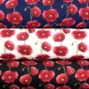 Rose & Hubble Poppies Cotton Poplin Fabric - Floral Print Dressmaking Material -Pound Fabrics Sale Store image 221eb0a4 3904 441a 8c94 ebf0c4d5ec5e