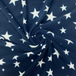Anti Pill Polar Fleece Fabric with White Stars - Soft & Durable -Pound Fabrics Sale Store image 327a7b11 ce1d 4e7d 9174 cab415314adc