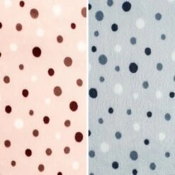 Dots Cuddle Fleece Fabric - Premium Ultra Soft Anti-Pill Material