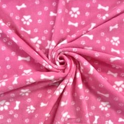 Paw Print & Bones Anti Pill Polar Fleece Fabric -Pound Fabrics Sale Store image 36676726 8a54 4f3f 83fa 5dca9bef1f26