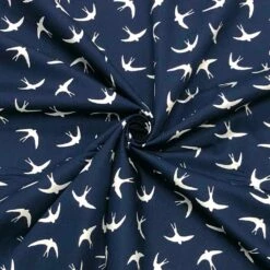 Rose & Hubble White Swallows Cotton Poplin Fabric 9 Rose & Hubble White Swallows Cotton Poplin Fabric -Pound Fabrics Sale Store image 3d04d6d3 1619 470b 86f3 f56186419d82