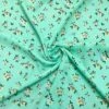 Yellow and White Daisy Floral Print on Mint Green Bubble Crepe Fabric -Pound Fabrics Sale Store image 3f036c0f edb3 4b7d 9471 1ff4a76c9f90