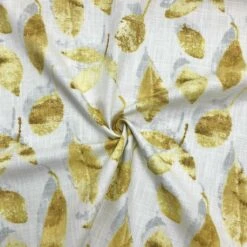 Leaf Print Linen Look 100% Cotton Fabric - Upholstery & Curtain Grade 9 Leaf Print Linen Look 100% Cotton Fabric - Upholstery & Curtain Grade -Pound Fabrics Sale Store image 40796af4 dab8 48fa a655 e6939a1dc22a